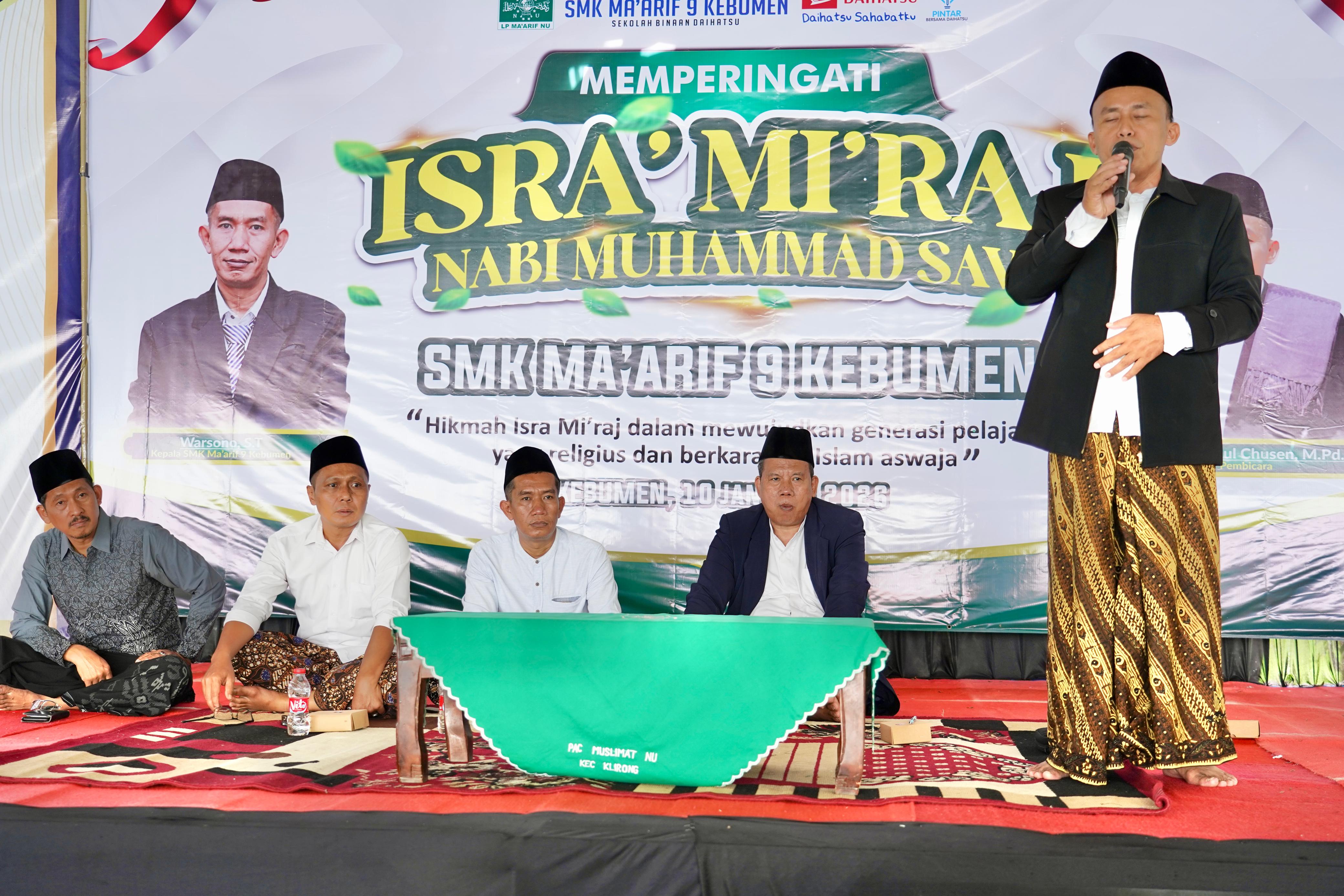 Peringatan Isra Mi’raj Jadi Sarana Penguatan Karakter Religius di SMK Ma’arif 9 Kebumen